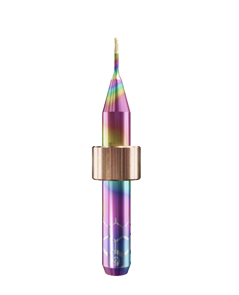 CT.TTN.B2.10.6.090.50.X.R1 | 1mm CoCr Bur for DC1*/ DC5*/DC7* Machines (2-Flute Ball)