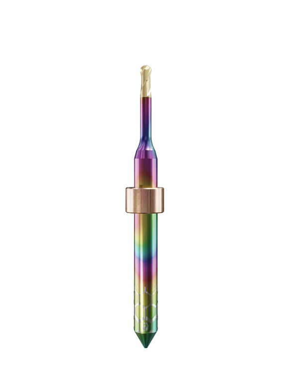 CT.TTN.B2.20.4.120.48.X.R1 | 2mm CoCr Bur for Yenadent*  Machines (2-Flute Ball)