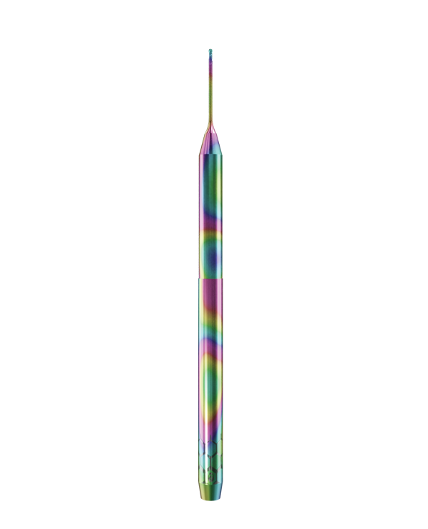 PT.TEC.B2.05.3.091.57.X.RZ | 0.5mm PMMA/PEEK Bur for ZirkonZahn* 3mm Shaft Machines (2-Flute Ball)
