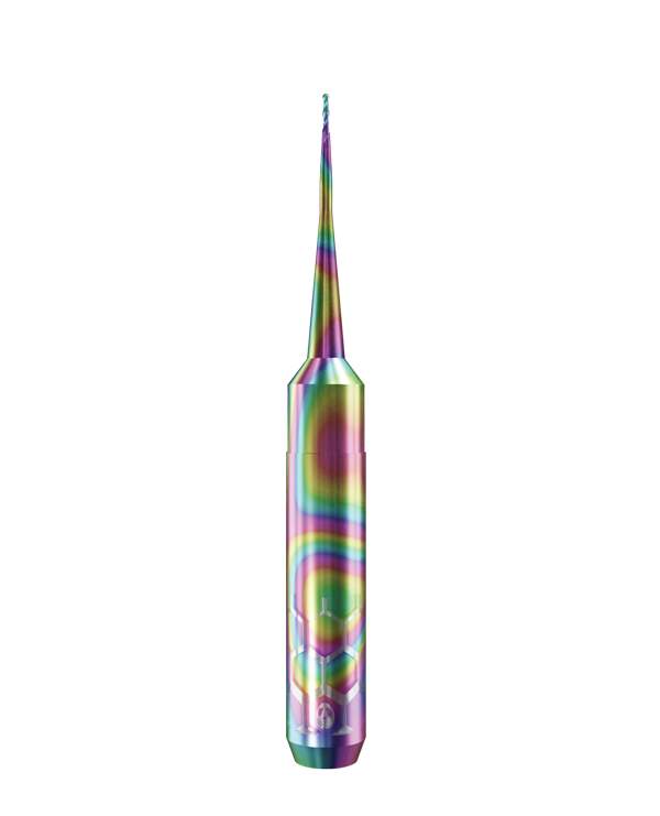 PT.TEC.B2.05.6.020.50.X.RZ | 0.5mm PMMA/PEEK Bur for ZirkonZahn* 6mm Shaft Machines (2-Flute Ball)