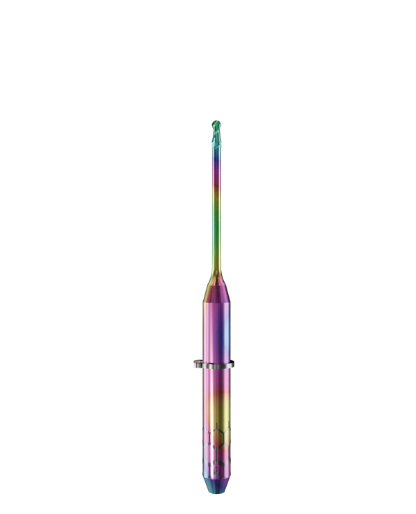 PT.TEC.B2.10.3.160.40.X.R3 | 1mm PMMA/PEEK Bur for VHF* Machines (2-Flute Ball)
