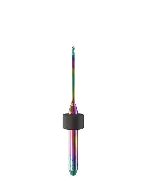 PT.TEC.B2.10.3.180.43.X.R2 | 1mm PMMA/PEEK Bur for Sirona* MCX5* Machines (2-Flute Ball)