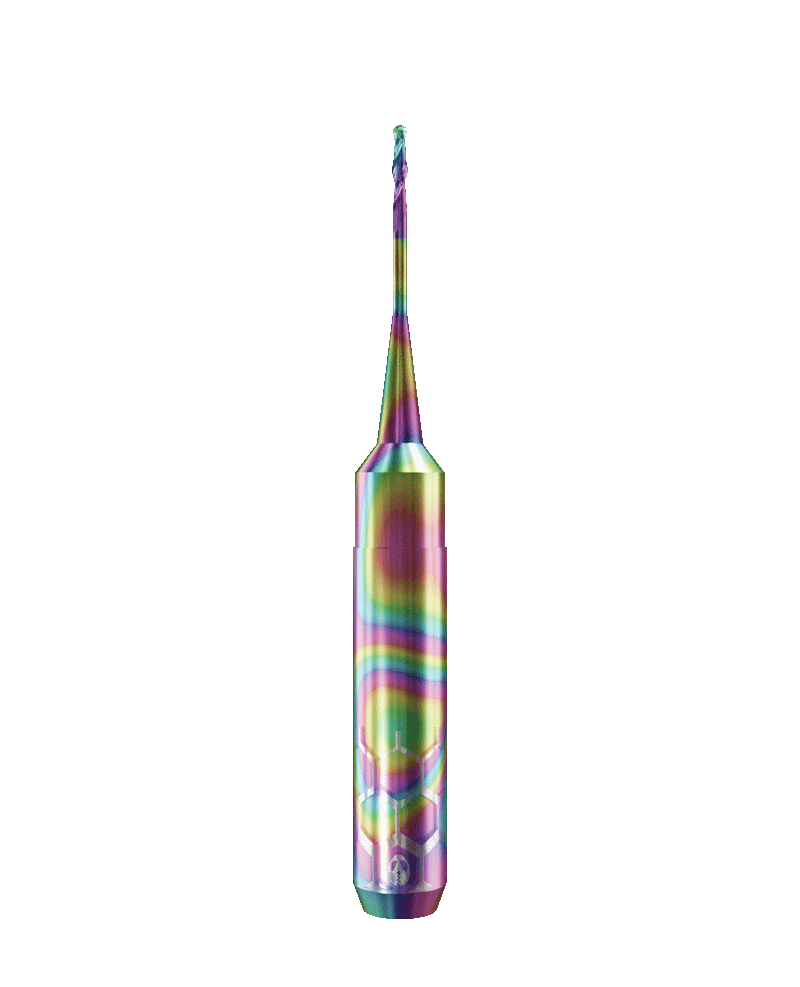 PT.TEC.B2.10.6.120.50.X.RZ | 1mm PMMA/PEEK Bur for ZirkonZahn* 6mm Shaft Machines (2-Flute Ball)