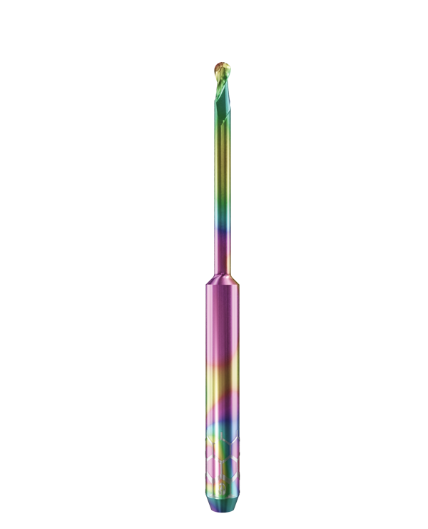 PT.TEC.B2.20.6.250.53.X.R0 | 2mm PMMA/PEEK Bur for Open Machines (2-Flute Ball)