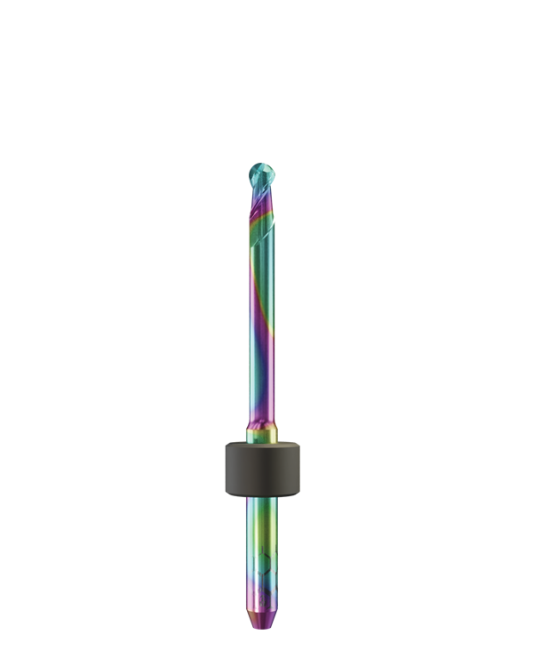 PT.TEC.B2.25.3.240.44.X.R2 | 2.5mm PMMA/PEEK Bur for Sirona* MCX5* Machines (2-Flute Ball)