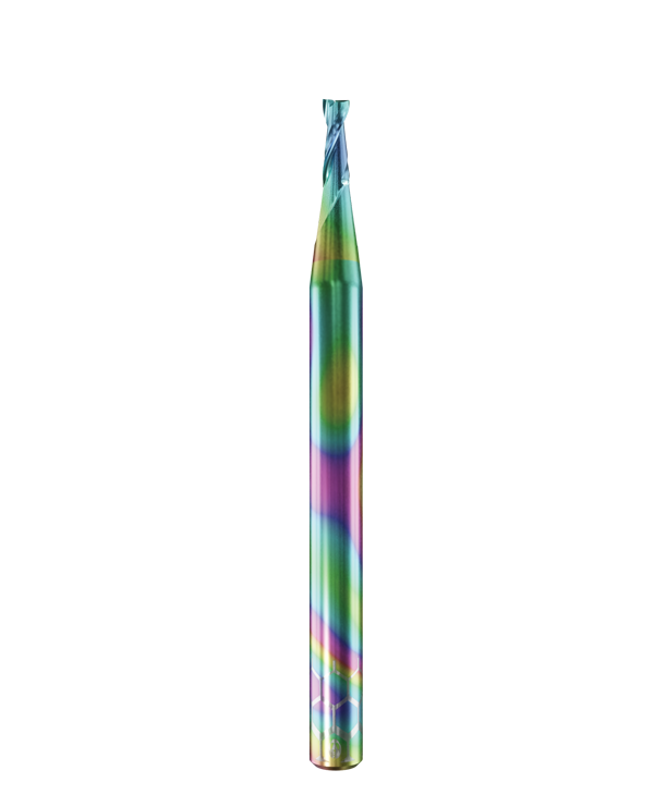 PT.TEC.F2.20.4.060.50.X.R0 | 2mm PMMA/PEEK Bur for Roland* DWX* Machines (2-Flute Flat)