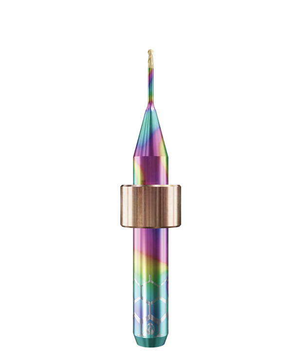 TT.TTN.B2.10.6.090.50.X.R1 | 1mm Titanium Bur for DC1*/ DC5*/DC7* Machines (2-Flute Ball)