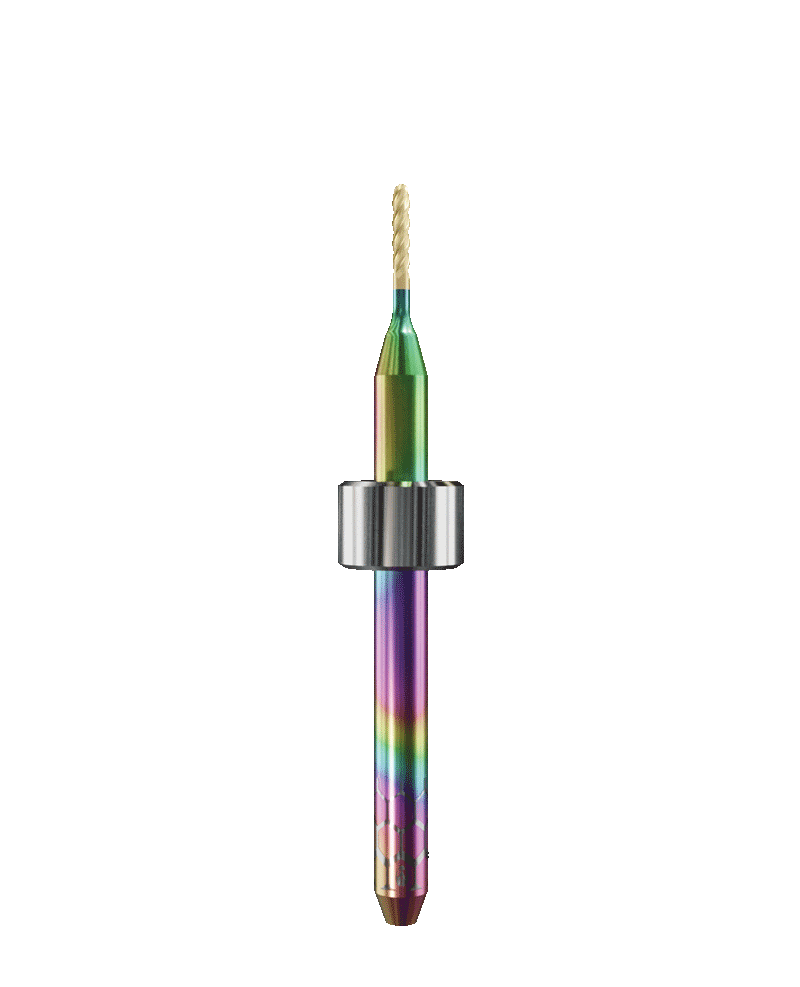 TT.TTN.B4.10.3.070.43.X.R4 | 1mm Titanium Bur for Amann Girrbach* Machines (4-Flute Ball)