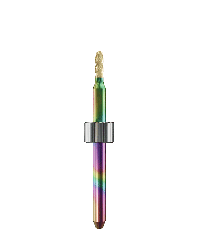TT.TTN.B4.20.3.070.43.X.R4 | 2mm Titanium Bur for Amann Girrbach* Machines (4-Flute Ball)