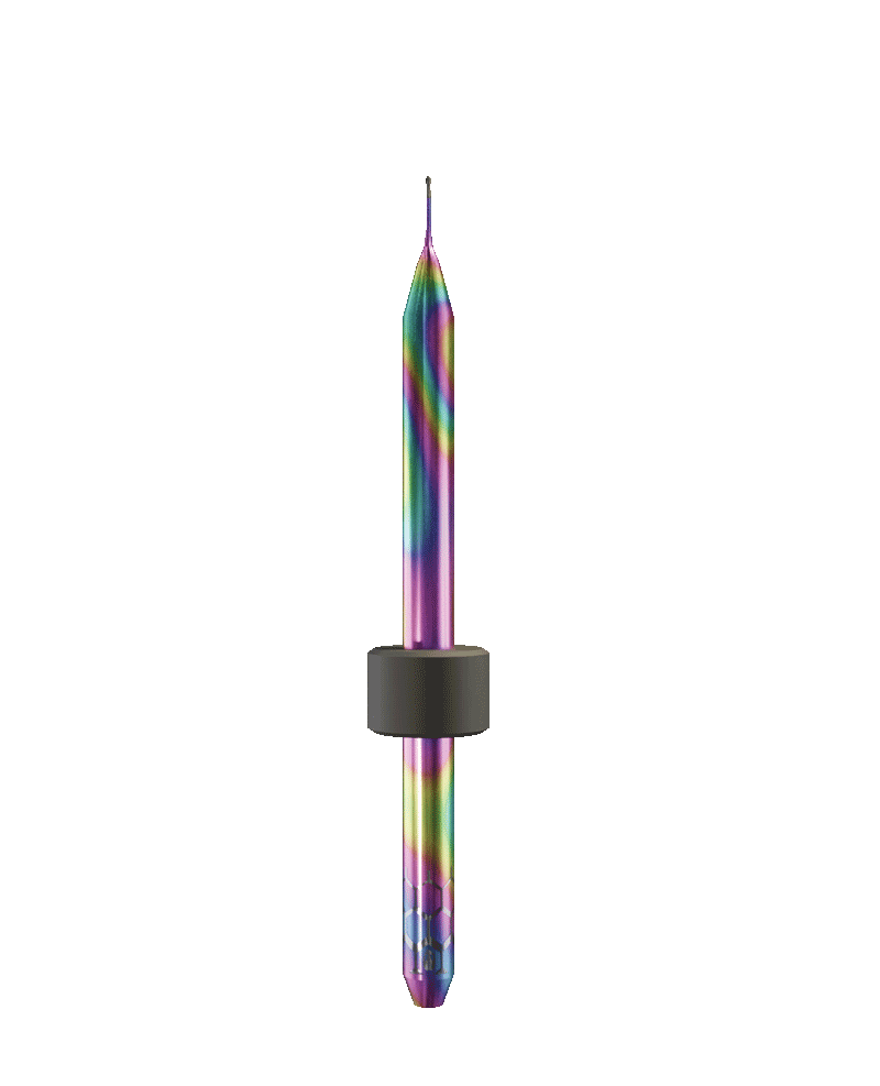 ZT.DIA.B2.03.3.030.48.X.R2 | 0.3mm Zirconia Bur for Imes-Icore* 3mm Shaft Machines (2-Flute Ball)