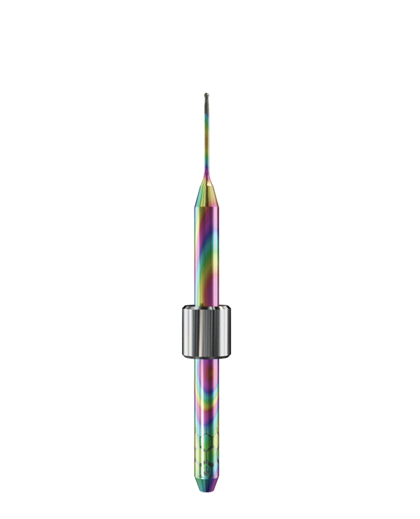 ZT.DIA.B2.06.3.100.48.X.R4 | 0.6mm Zirconia Bur for Amann Girrbach* Machines (2-Flute Ball)