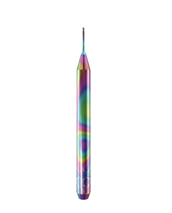ZT.DIA.B2.06.4.060.50.X.R0 | 0.6mm Zirconia Bur for Roland* DWX* Machines (2-Flute Ball)