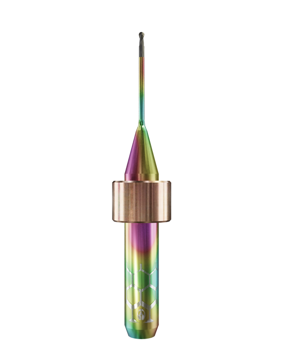ZT.DIA.B2.10.6.160.53.X.R1 | 1mm Zirconia Bur for DC1*/ DC5*/DC7* Machines (2-Flute Ball)
