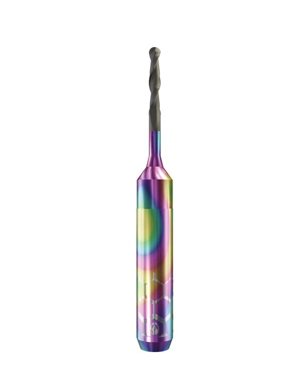 ZT.DIA.B2.20.6.180.50.X.RZ | 2mm Zirconia Bur for ZirkonZahn* 6mm Shaft Machines (2-Flute Ball)