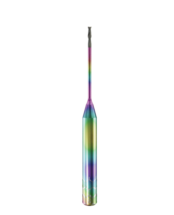 ZT.DIA.F2.10.4.200.50.X.R0 | 1mm 2-Flute Flat Zirconia Bur for Roland* DWX* Machines