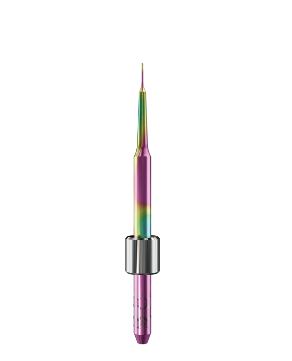 ZT.TEC.B2.03.3.030.48.X.R4C | 0.3mm Zirconia Bur for Amann Girrbach* Machines (2-Flute Ball) Conical Neck